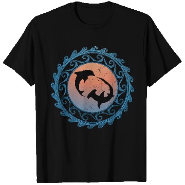 Discover Hammerhead Shark Dolphin Tribal T-Shirts