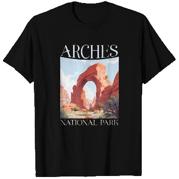 Discover Arches National Park USA Utah Nature Hiking Travel T-Shirts