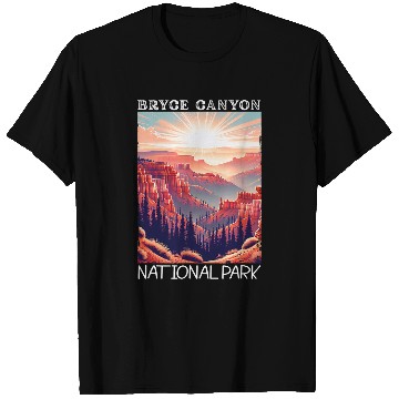 Discover Bryce Canyon National Park Retro Hiking Camping Vacation T-Shirts