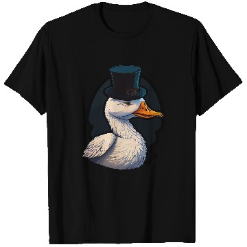 Discover Duck Pet Wearing Fancy Top Hat 3 T-Shirts