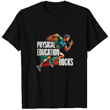 Discover Physical Education Teacher School Subject PE Teacher 7 T-Shirts