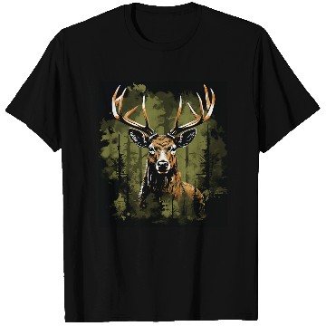 Discover Camo USA Deer Buck Camouflage Hunting Hunter T-Shirts