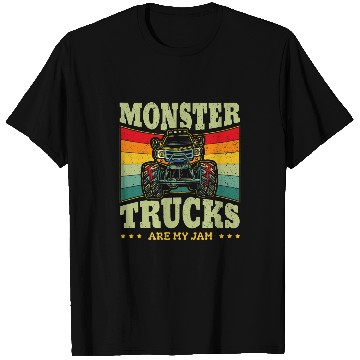 Discover Monster Trucks are my Jam Trucker Kids T-Shirts