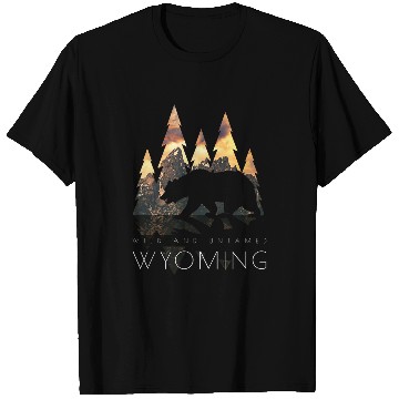 Discover Bear Pet Wyoming Grand Tetons Teton Wilderness Bear Wyoming T-Shirts