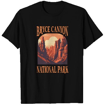 Discover Bryce Canyon Park Utah Exploring US Outdoor National Parks T-Shirts