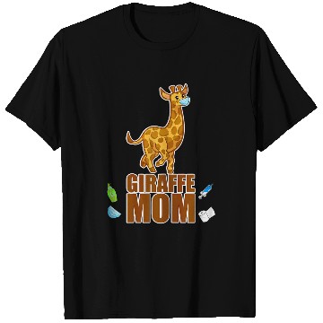 Discover Giraffe Pet moms graphic plus size mors day T-Shirts