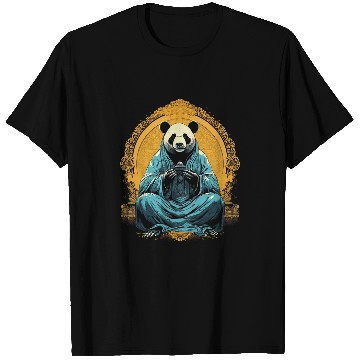 Discover Panda Pet in yoga meditation position buddha pandas 5 T-Shirts