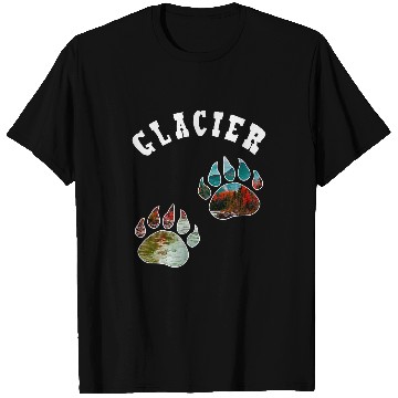 Discover Bear Pet Glacier National Park Bear Design T-Shirts