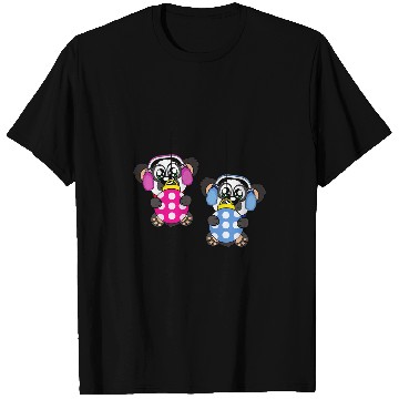 Discover Panda Pet Christmas Balls Winter Snow T-Shirts
