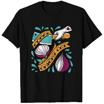 Discover Chef Tattoo Cooking Cook Kitchen Cutting Onions Tattoo T-Shirts