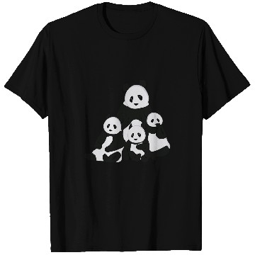 Discover Panda Pet stuffed animal costume four bears T-Shirts