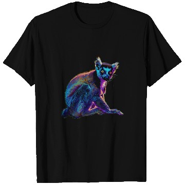 Discover Lemur Pet Madagascar Monkey Artwork Animal Print Drawing Lemur T-Shirts