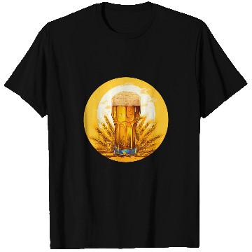 Discover Beer Fun Cool Draught Beer with Wheat Cereal Costume T-Shirts