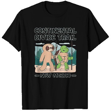 Discover Continental Divide Trail Sloth Hiking Team New Mexico T-Shirts