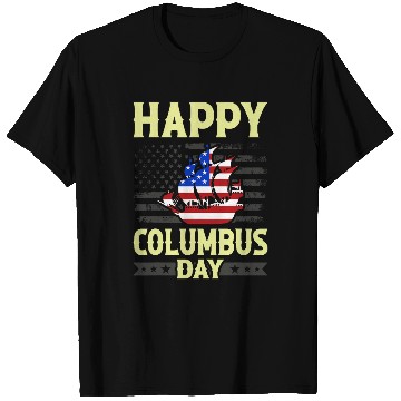 Discover Happy Columbus Day Discovery Italian Explorer 2 T-Shirts