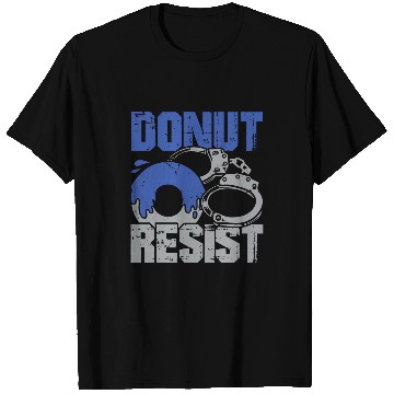 Discover Donut Resist Design for a Police Officer T-Shirts