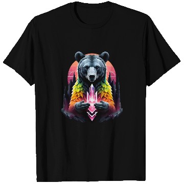 Discover Bear Pet Oversized Teddy Bear Pink Gemstone Crystal Decor Accessory T-Shirts