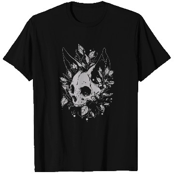 Discover Cat Skull Gothic Witchcore Aesthetic Goblincore Mall Goth T-Shirts