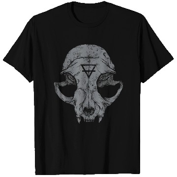Discover Cat Skull occult tattoo Artist tattoo Lovers For Cat Lovers T-Shirts