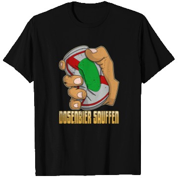 Discover Canned beer alcohol beer beer cans booze drinker 14 T-Shirts