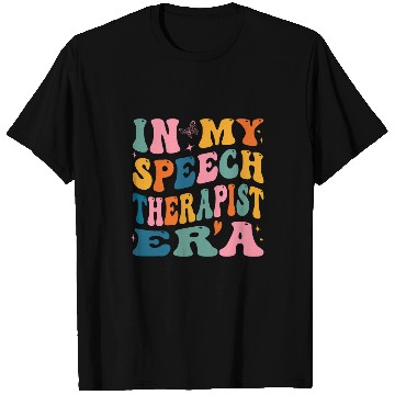 Discover In My Speech Therapist Era Retro Groovy SLP Therapists T-Shirts