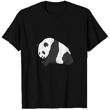 Discover Panda Pet 8 bit Pixel Gamer T-Shirts