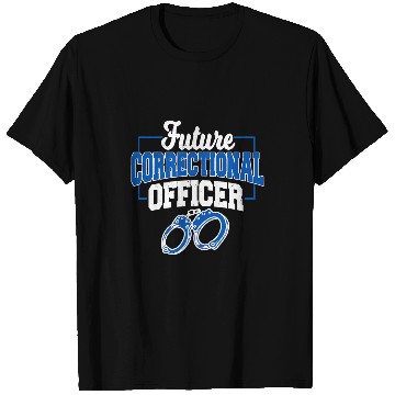 Discover Correctional Officer Aspiring Prison Police Correction Jail T-Shirts