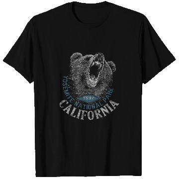 Discover Bear Pet Yosemite National Park Bear Graphic T-Shirts