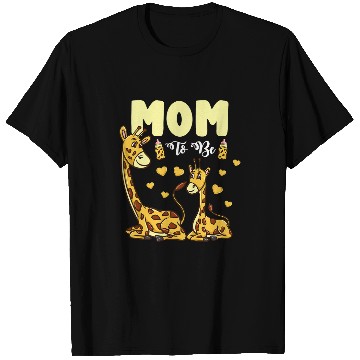 Discover Giraffe Pet Mom To Be Giraffe Pregnancy Announcement T-Shirts