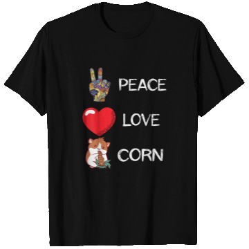 Discover Hamster Pet Corn Love Peace Hamster Guinea Pig Maize Crop Corn Lover T-Shirts