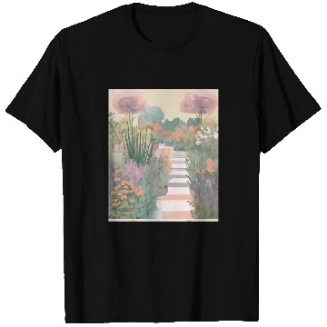 Discover Herb Garden Bloom Pastel Aroma T-Shirts