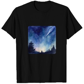 Discover Comet Sky Astronomy Celestial Event Space Phenomenon T-Shirts