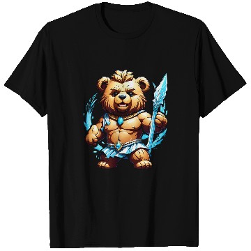 Discover Bear Pet Zeus Greek God of Lighting Thunder Teddy Bear Cartoon 1 T-Shirts