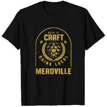 Discover Keep It Craft Drink Local Retro Baker City vintages Oregon T-Shirts