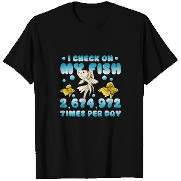 Discover I Check On My Koi Fish Fish Keeper Garden Pond T-Shirts