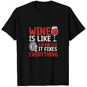 Discover Wines Fun Duct Tape Wines Handyman Duct Tape T-Shirts