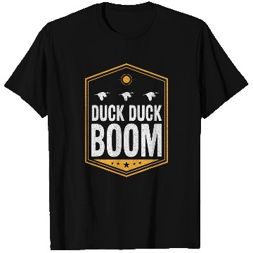 Discover Duck Pet Boom Humorous Duck Hunting Design T-Shirts