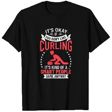 Discover Curling Sport Game Curler Player Stones Broom Curl T-Shirts