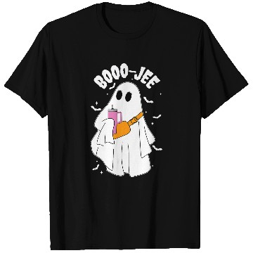 Discover Coffee Fun Boo Jee Funny Halloween ghosts Coffee and Purse T-Shirts