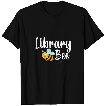 Discover Librarian Job Library Bee Librarian Funny Bumblebee T-Shirts