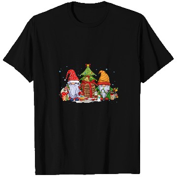 Discover Coffee Fun Christmas Gnomes Santa Hat Iced Coffee Hot Cocoa Latte T-Shirts