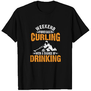 Discover Curling Drinking Curl Team Gift T-Shirts