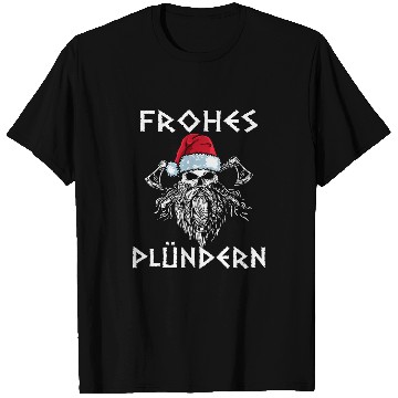 Discover Merry Plundering Valhalla Viking Christmas Outfit T-Shirts