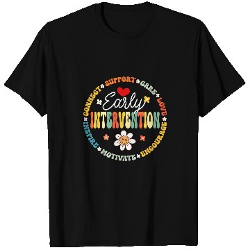 Discover Intervention Teacher Team Early Intervention Squad T-Shirts