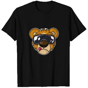 Discover Bear Pet Cool Teddy Bear with Tongue Out T-Shirts