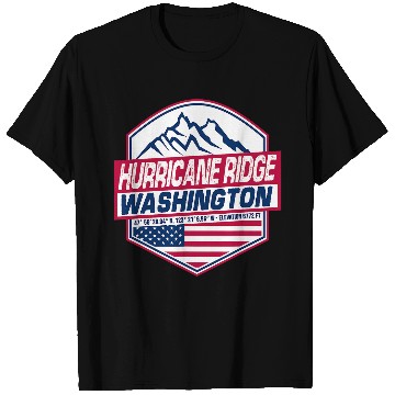 Discover Hurricane Ridge Hiking Cycling Running Skiing Washington T-Shirts