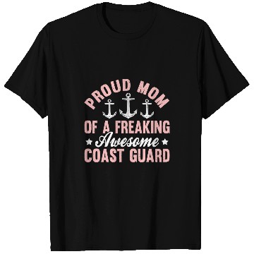 Discover Coast Guard USCG Mom Mother T-Shirts