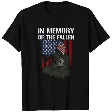 Discover Patriotism In Memory of the Fallen Memorial Day T-Shirts
