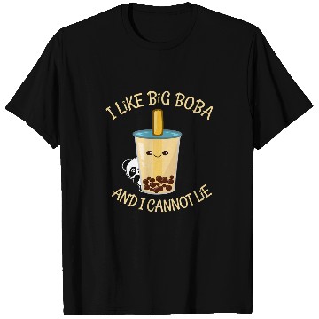 Discover Panda Pet Loves Boba Tea and Cannot Lie T-Shirts
