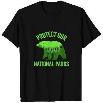 Discover Bear Pet Protect Our National Parks Outdoor Nature Bear T-Shirts